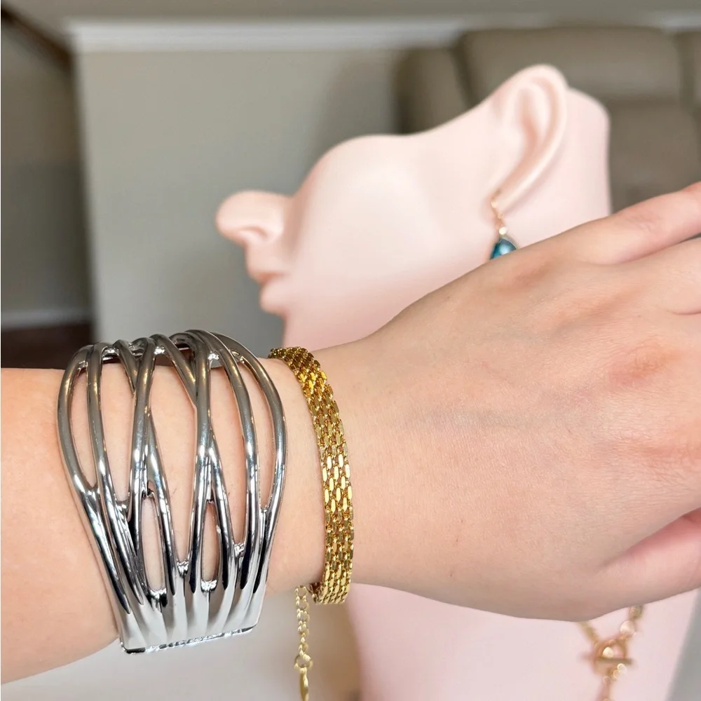 Gold-Tone Multi-Link Bracelet
